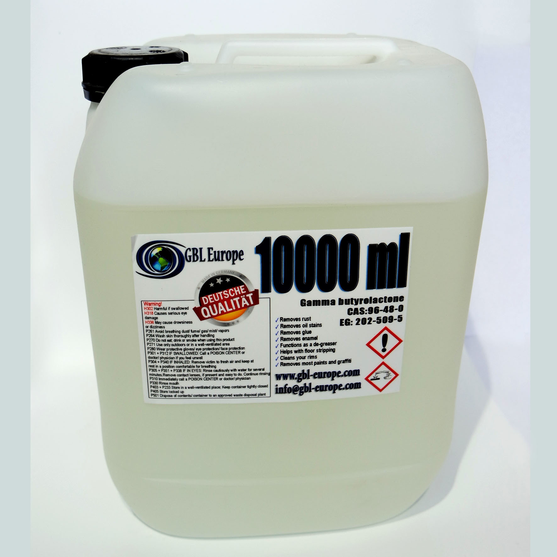 Industrial Cleaner 10.000 ml Pharma Grade German Quality Canister 00026 HS Code 29322020