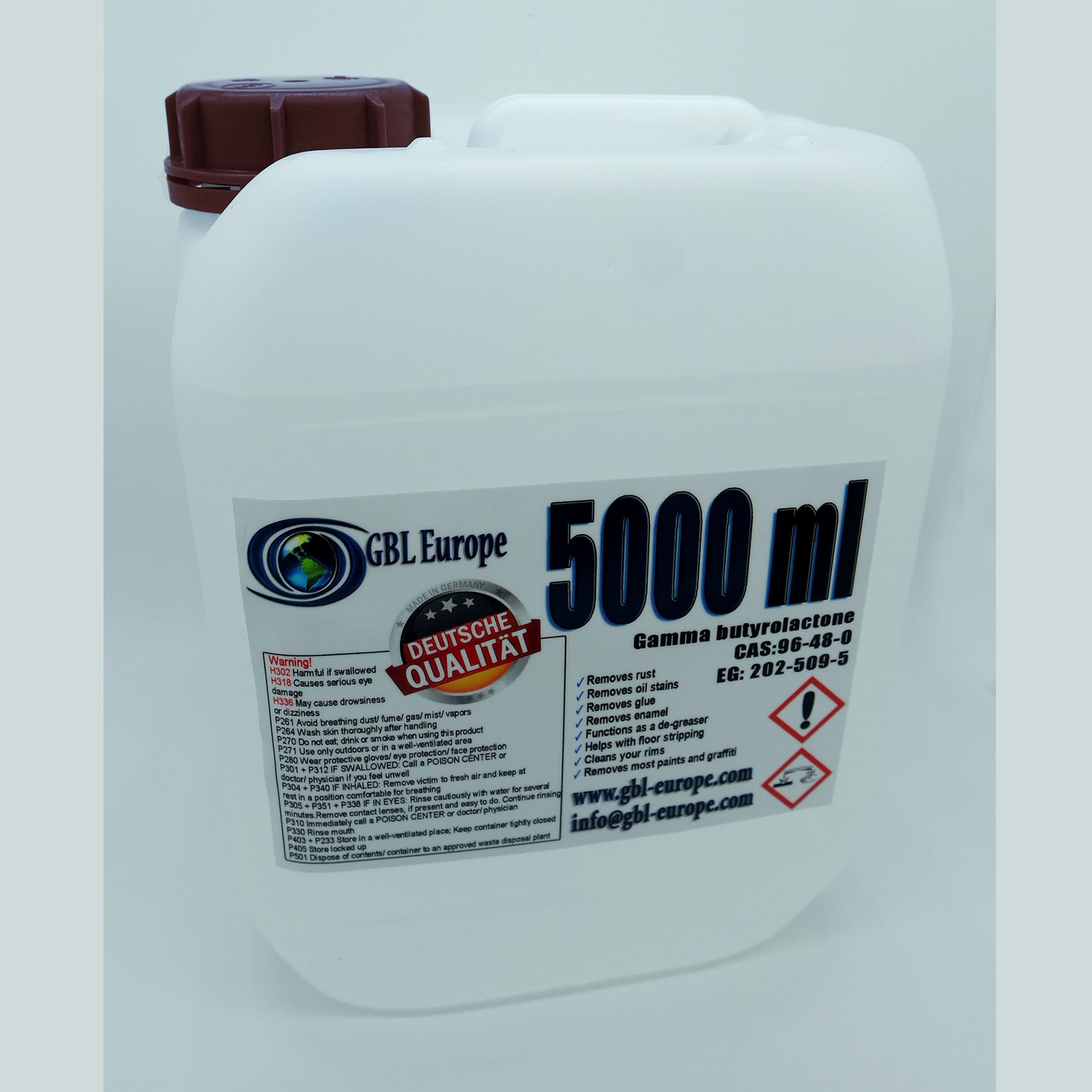Industrial Cleaner 5.000 ml Pharma Grade German Quality Canister 00028 HS Code 29322020