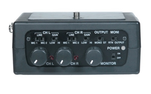 Azden FMX-DSLR microphone phantom power 00032