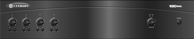 Crown amplifier 180MA 00049
