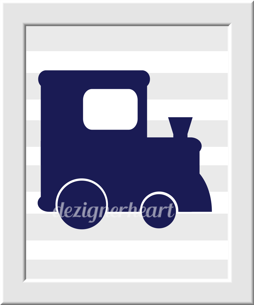 Baby BOY Nursery Wall Art Navy Blue Gray Train Boat Plane Sailboat Airplane Baby Boy Nursery Decor Boy Bedroom Art Oh the Places You'll Go Winnie The Pooh Baby Boy Decor Toddler Room Decor