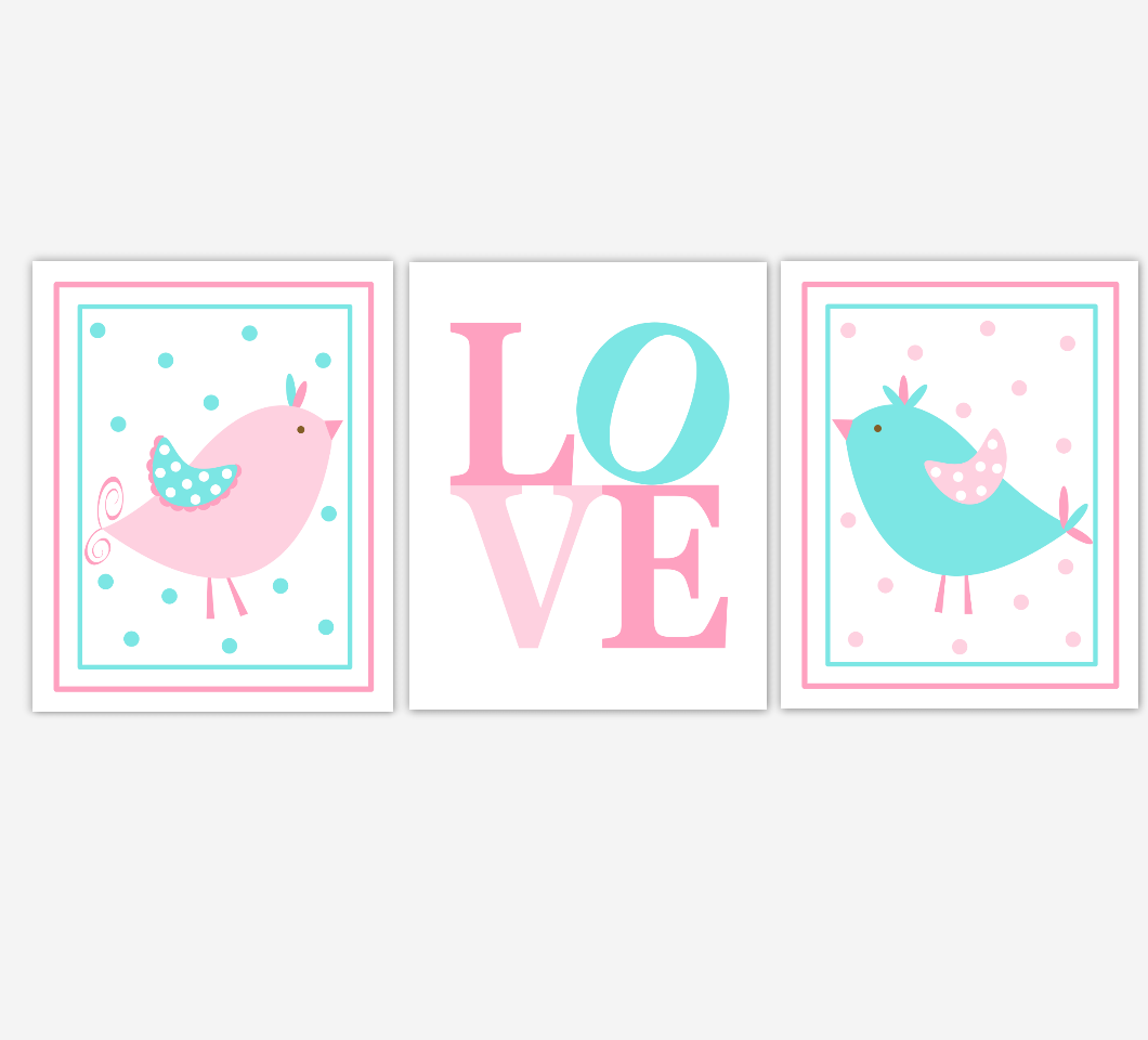 pink baby nursery wall