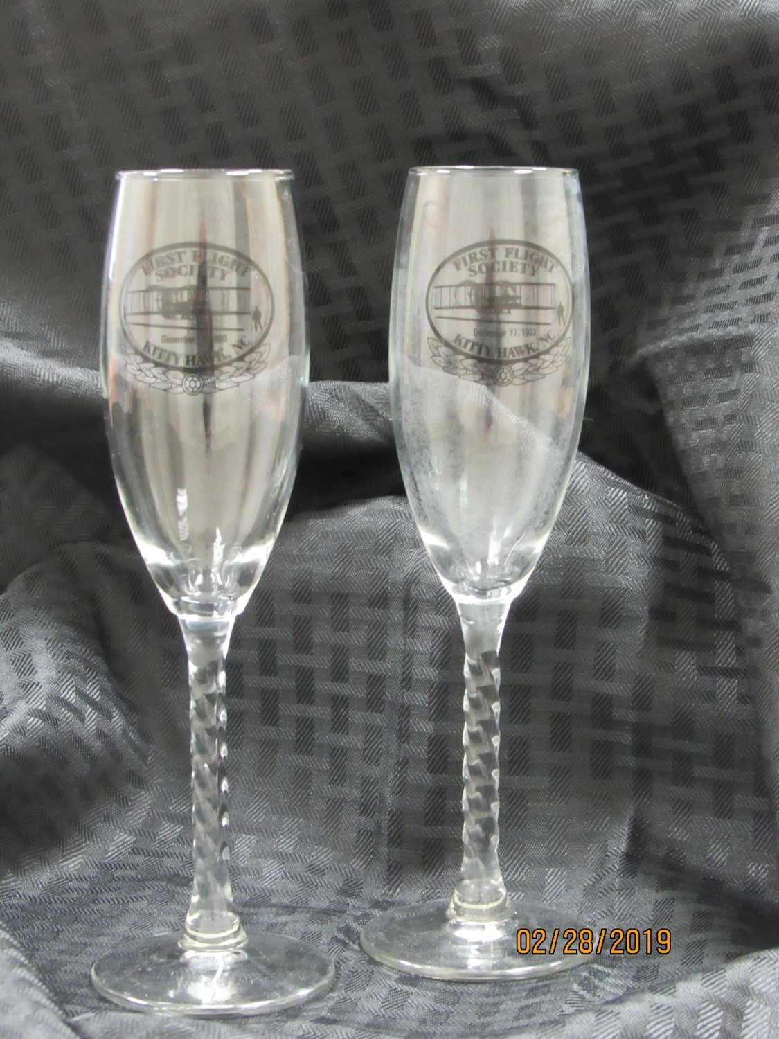 First Flight Society Champagne Glasses First Flight Society Champagne Glasses