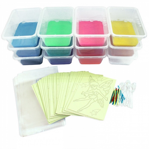 A Sand Art Party Kit 40 Small Cards *New* SA-BP2