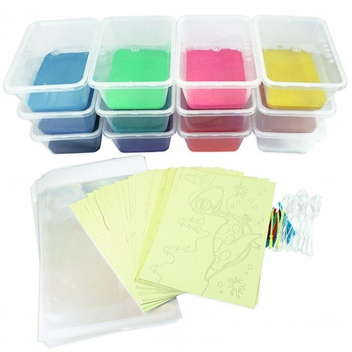 A Sand Art Party Kit 20 Medium Cards SA - BP3