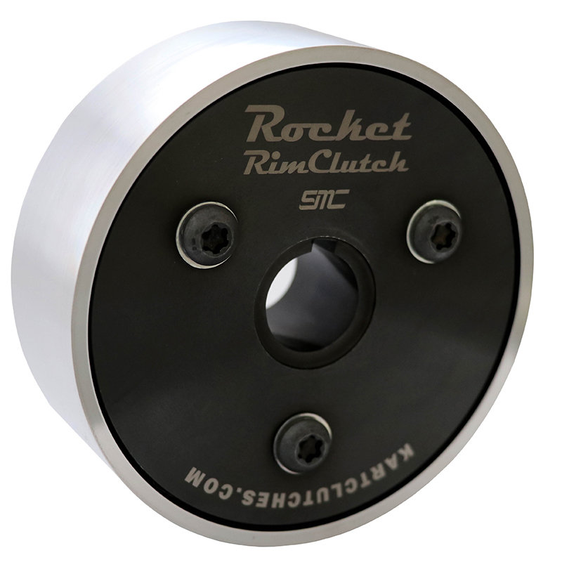 Rocket Rim Clutch, One Piece Rim, 3/4" shaft - (Flats sprocket not included), Inboard Mount, Part No. 4404