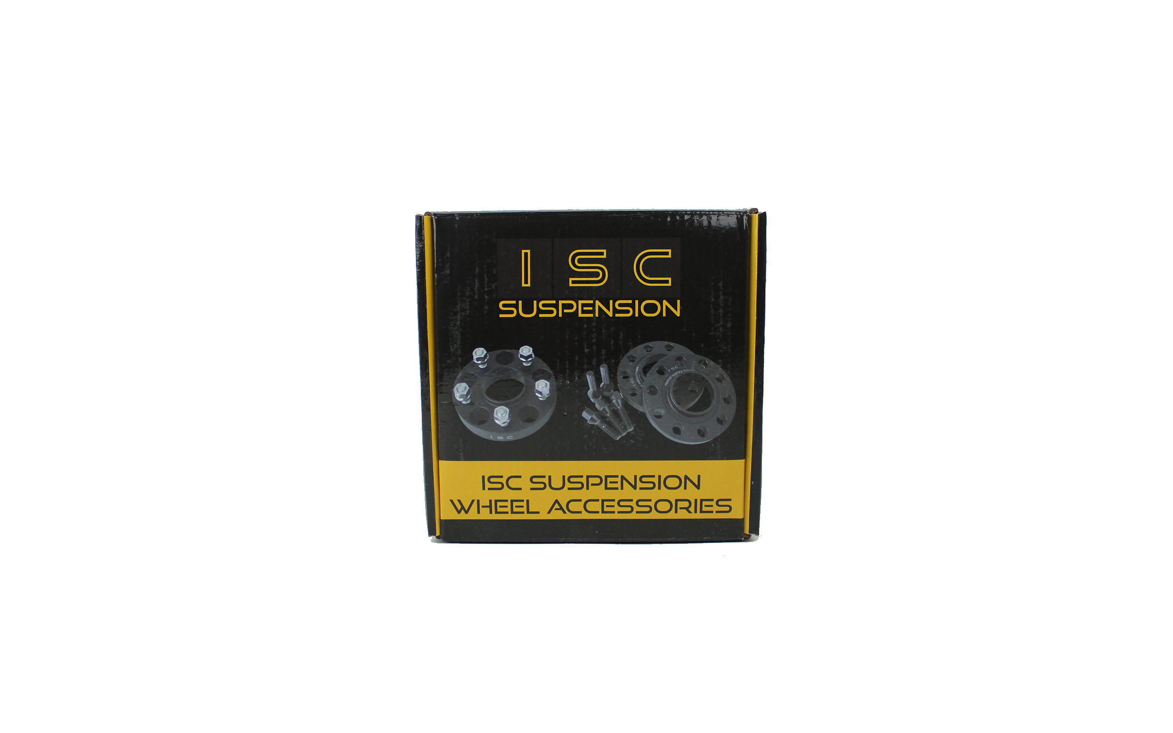ISC 5x100 25mm Black Hub Centric Wheel Spacers (Pair)