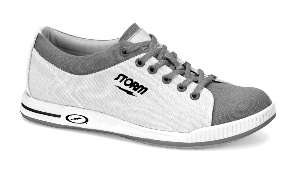 Storm Mens Gust White/Grey Bowling Shoes 10149