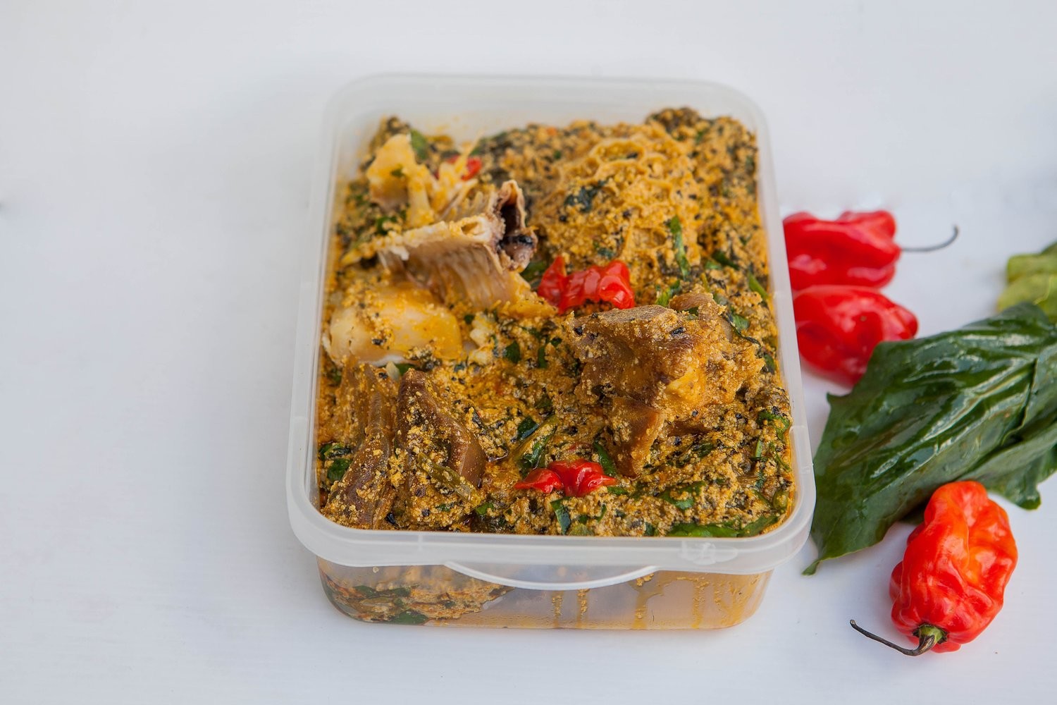 Egusi/ Agushi/Melon Seed Stew (Offered Vegetarian too) (Select Small