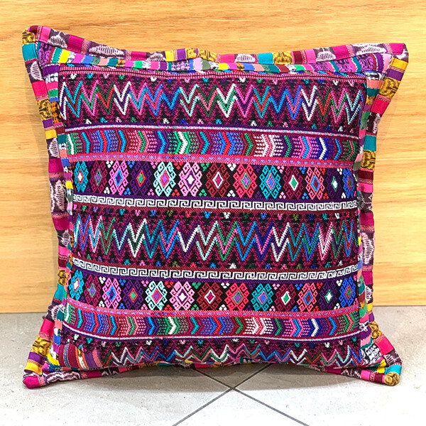 Embroidered Cushion Covers- Maroon Mosaic Embroidered Cushion Covers- Maroon Mosaic
