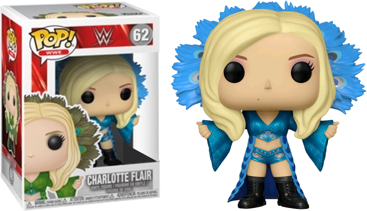 Charlotte Flair Blue Exclusive Pop Vinyl WWE