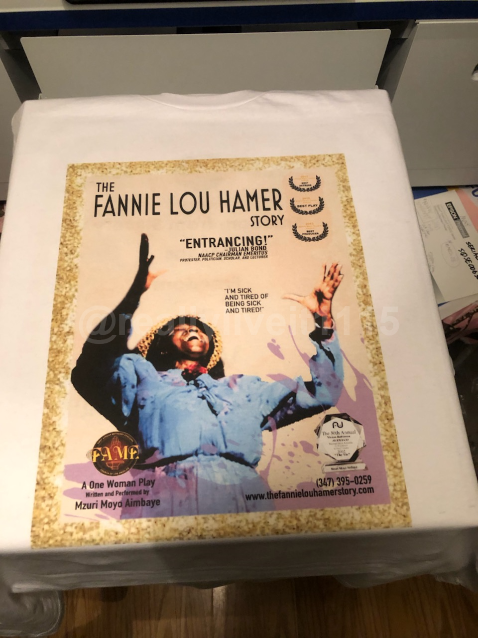 Fannie Lou Hamer Story T-Shirt 02001