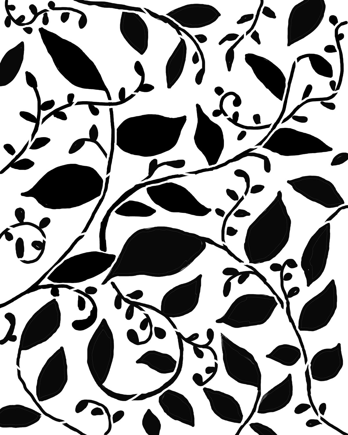 printable vine template 6 best images of vines and flower stencils