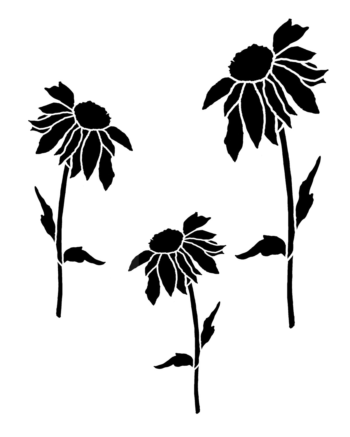 Daisy 1 stencil