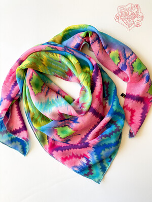 Rainbow Bright Ladies Western Fashion Scarf 42” Rainbow Bright Ladies Western Fashion Scarf 42”