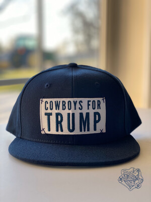 Navy Blue “Cowboys For Trump” SnapBack Hat Navy Blue “Cowboys For Trump” SnapBack Hat