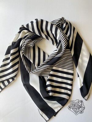 Stripe Ladies Fashion Scarf Wild Rag Stripe Ladies Fashion Scarf Wild Rag