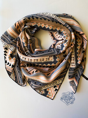 Sandstone Western Cowboy Wild Rag Scarf Sandstone Western Cowboy Wild Rag Scarf