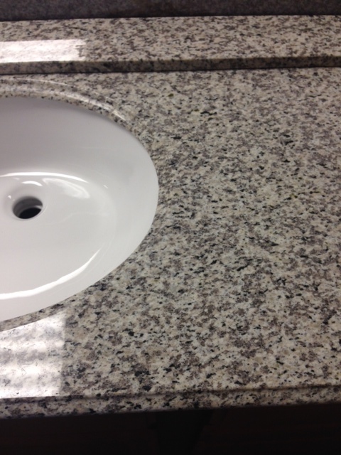 Tiger Skin White Granite Top 31" 00013