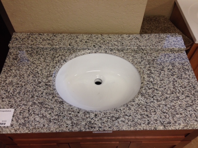Tiger Skin White Granite Top 37" 00014