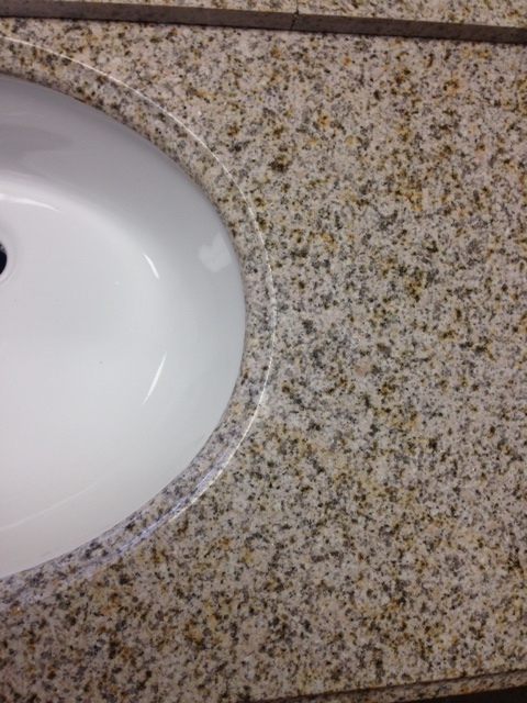 Golden Peach (Sand) Granite Top 31" 00016
