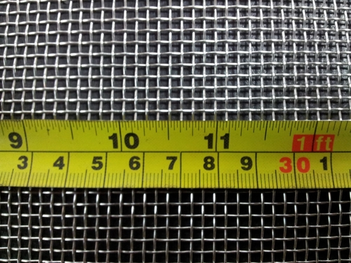 Stainless woven 8 mesh: 2.47mm aperture SS8M22GW1L1