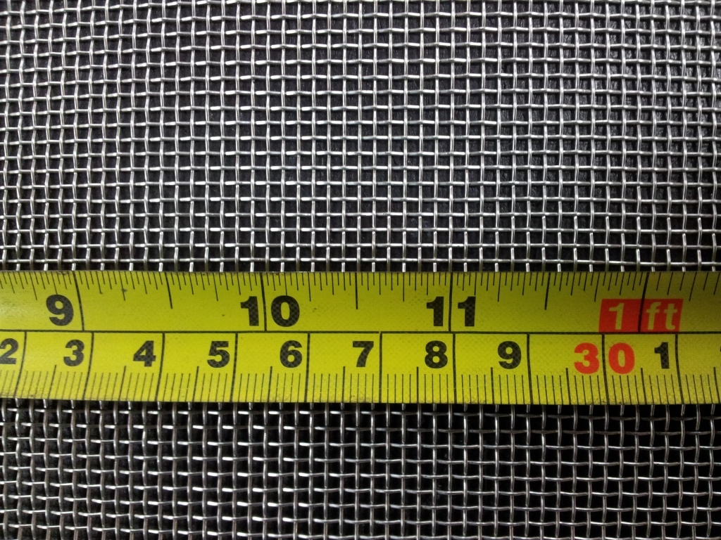 Stainless woven 12 mesh: 1.56 mm aperture | Stainless steel woven