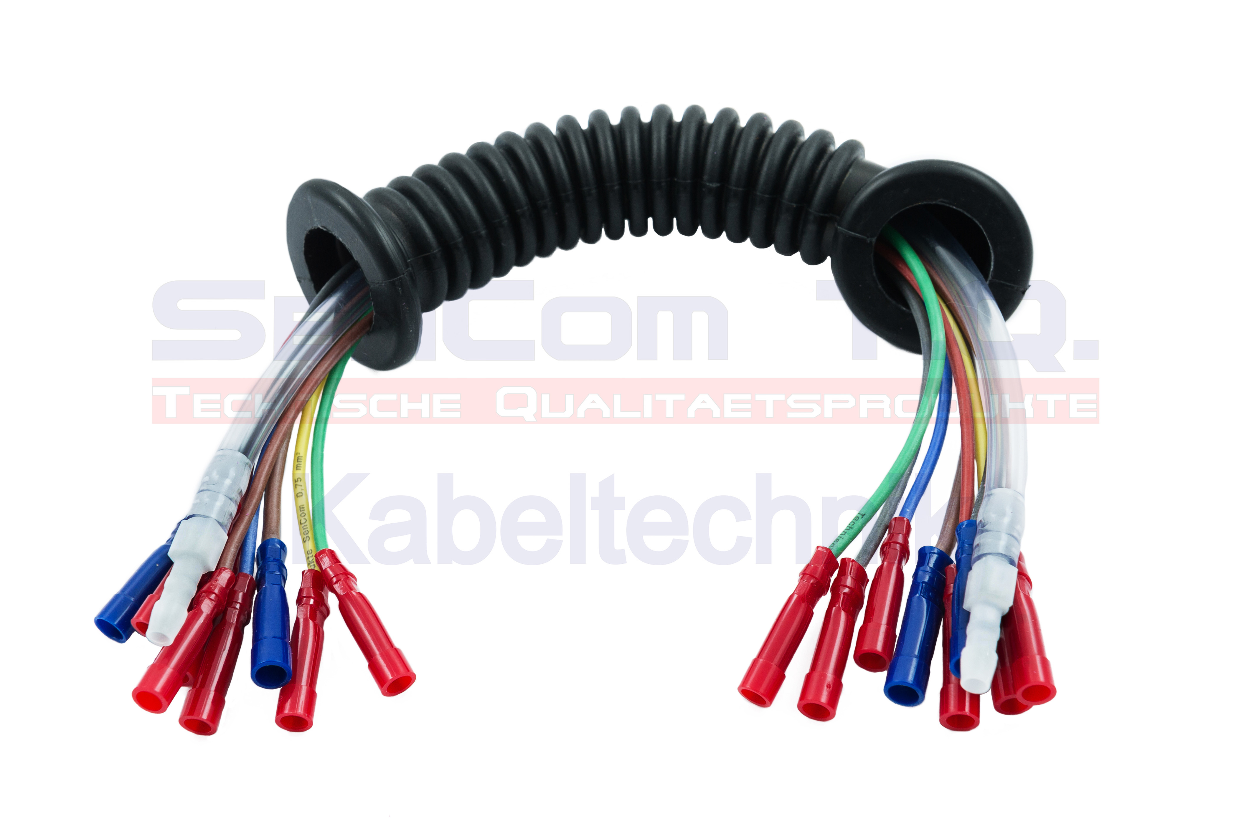 SenCom Kabelbaum Reparatursatz OPEL Corsa B mit ZV Heckklappe 3061302