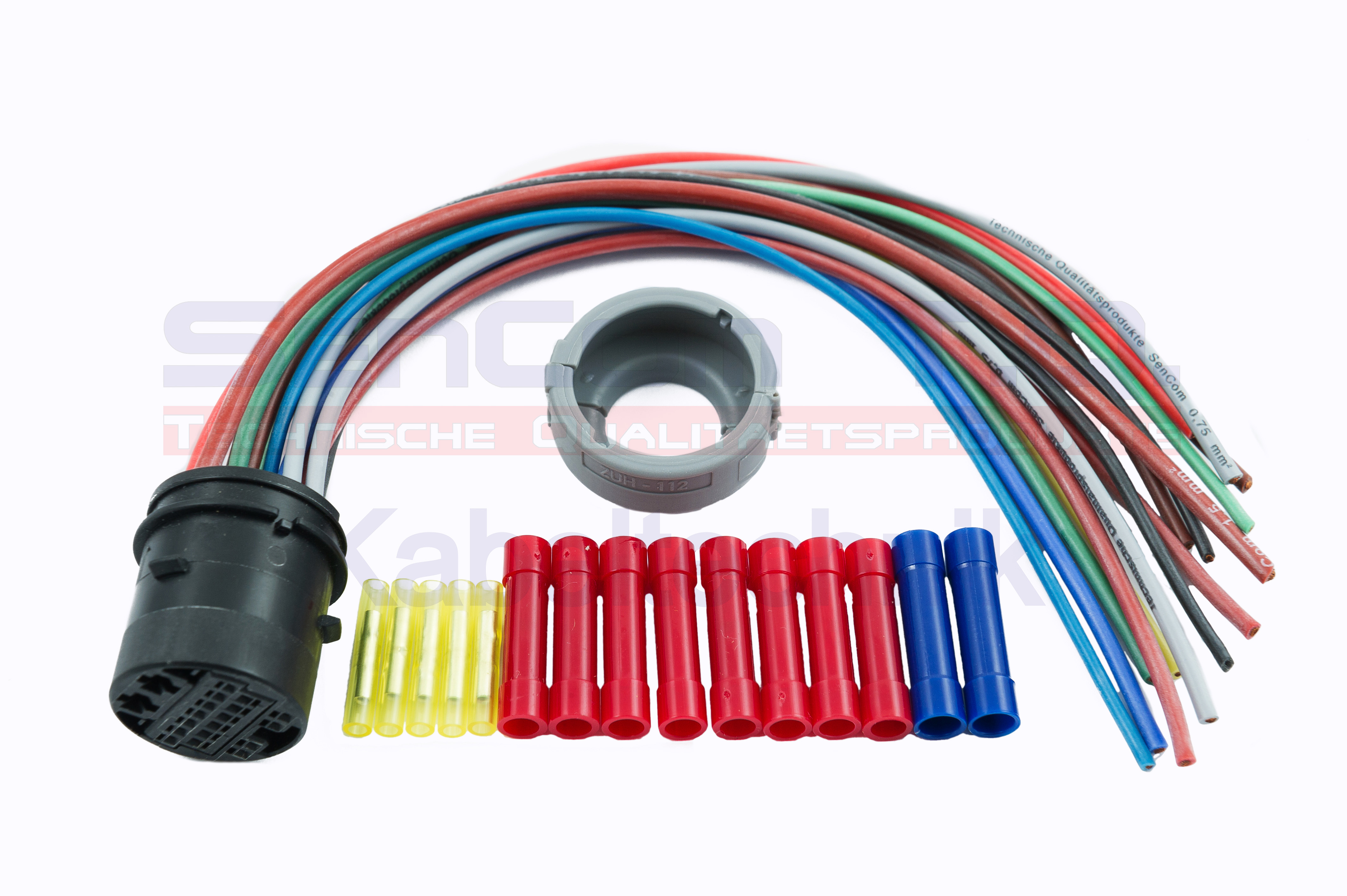 SenCom Kabelbaum Reparatursatz OPEL Astra H Limousine + Caravan Tür hinten links oder rechts 3061160