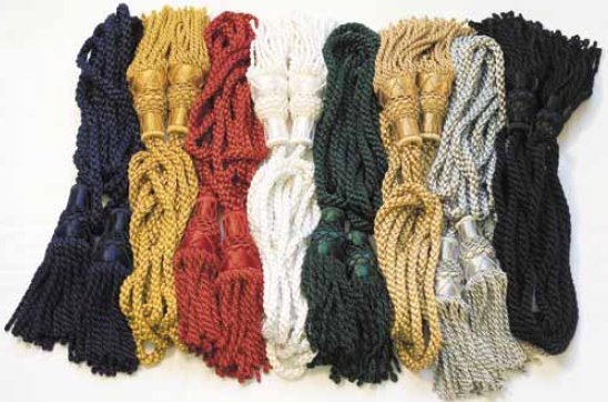Silk Pipe Cords, Single Colour 00081