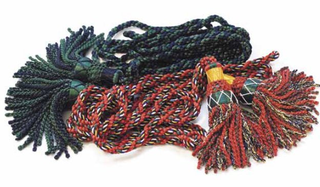 Silk Pipe Cords, Multi Colour 00082