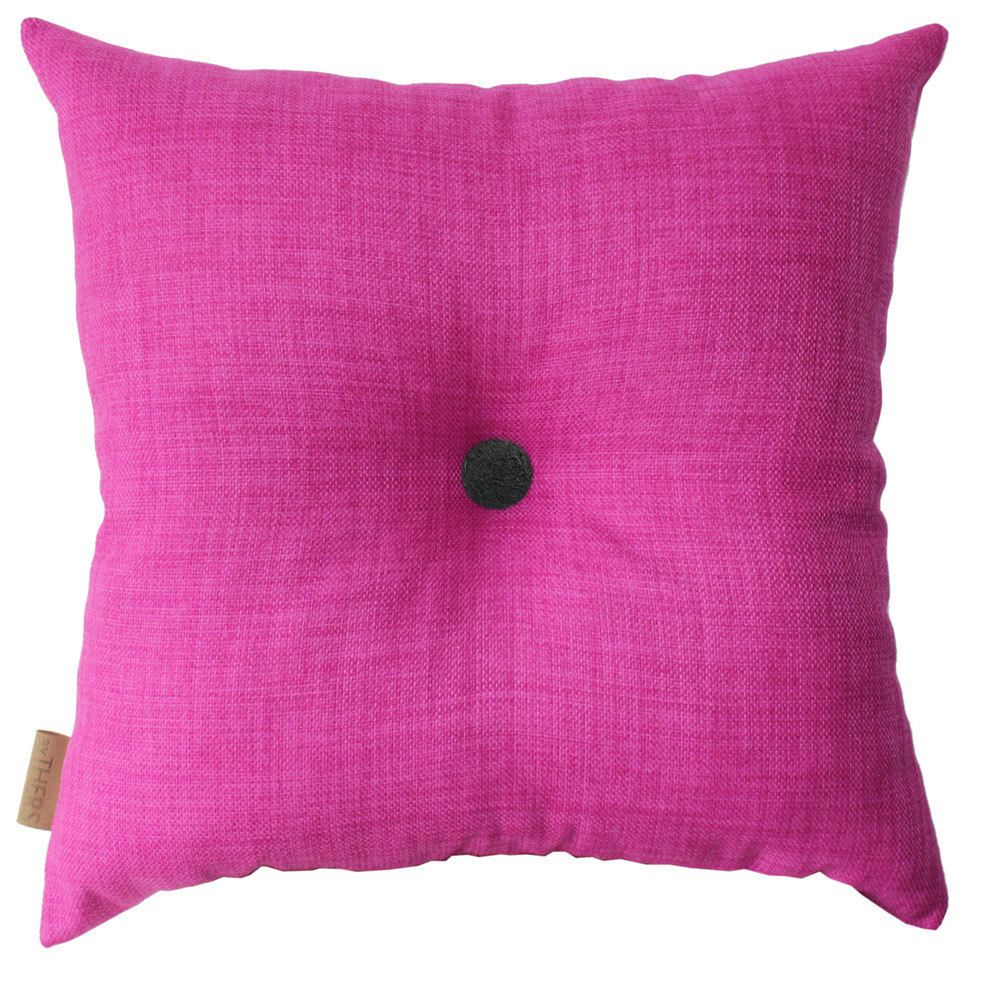 Pink pude med knap 1101