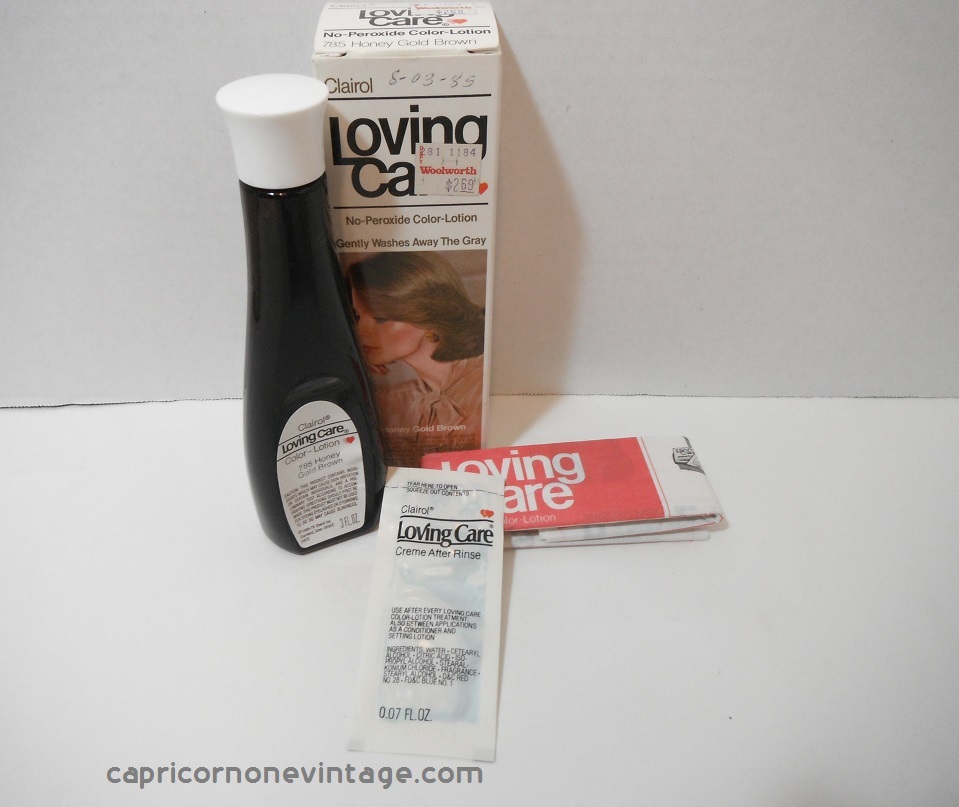 Vintage 1980s Clairol Loving Care Hair Color 785 Honey Gold Brown