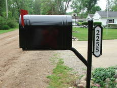 Complete Mailbox And Post Snow Plow Resistant Mailbox Post