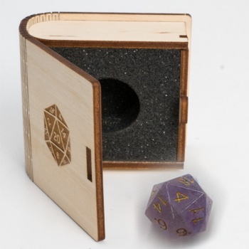 Gemstone Collectors Dice - Amethyst - D20 W20 BF08636