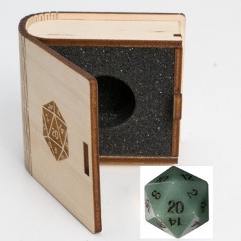 Gemstone Collectors Dice - Aventurine - D20 W20 Gemstone Collectors Dice - Aventurine - D20 W20