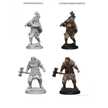 D&D Nolzur's Marvelous Miniatures - Human Male Barbarian WZK72643