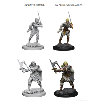 D&D Nolzur's Marvelous Miniatures - Human Female Barbarian WZK72644
