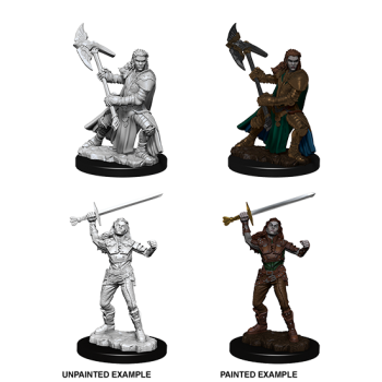 D&D Nolzur's Marvelous Miniatures - Female Half-Orc Fighter D&D Nolzur's Marvelous Miniatures - Female Half-Orc Fighter
