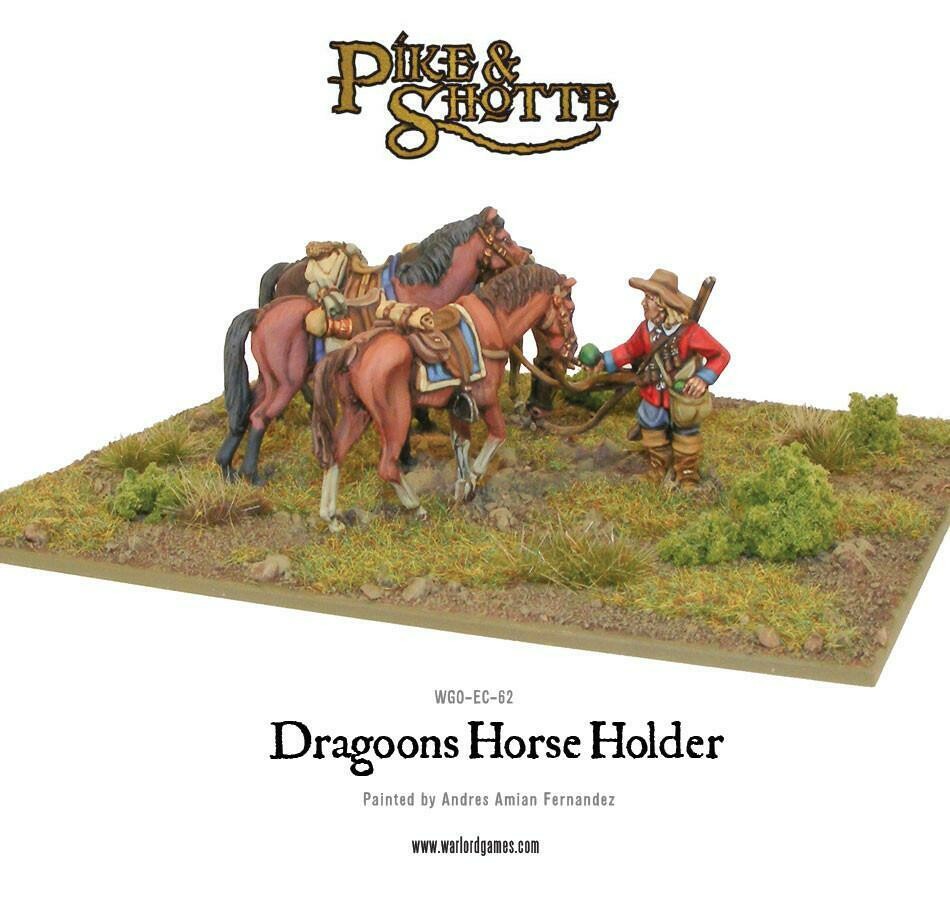 Dragoons Horse Holder - Pike & Shotte - Warlord Games Dragoons Horse Holder - Pike & Shotte - Warlord Games