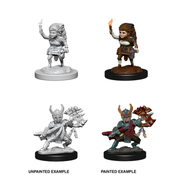 D&D Nolzur's Marvelous Miniatures: Female Halfling Fighter D&D Nolzur's Marvelous Miniatures: Female Halfling Fighter