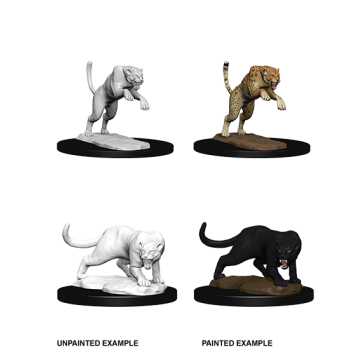 D&D Nolzur's Marvelous Miniatures: Panther & Leopard D&D Nolzur's Marvelous Miniatures: Panther & Leopard