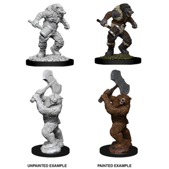 D&D Nolzur's Marvelous Miniatures - Wereboar & Werebear D&D Nolzur's Marvelous Miniatures - Wereboar & Werebear