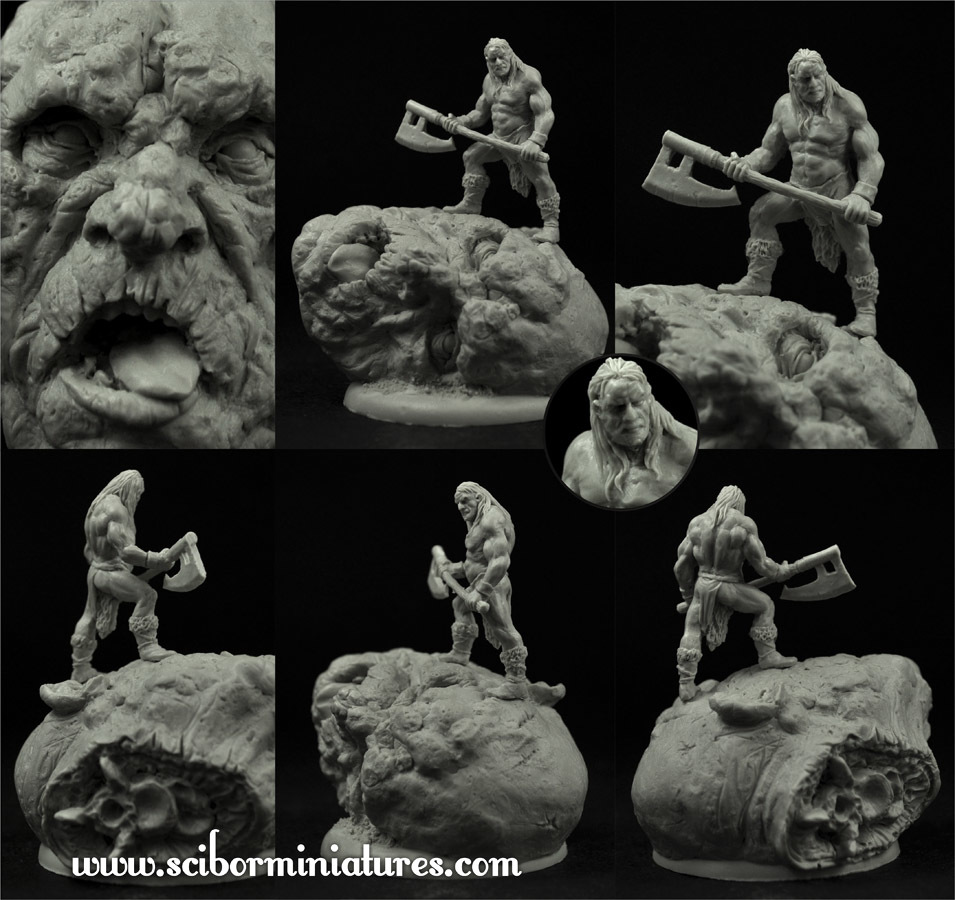 Extremely Barbaric Barbarian - Scibor Miniatures 09000128FM0164
