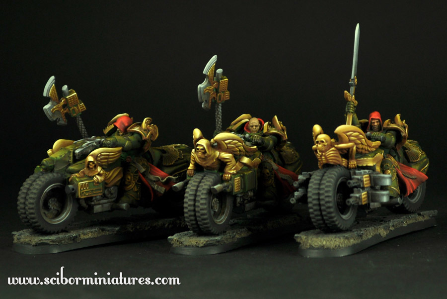 SF Knights Motorcycles set - Scibor Miniatures 09000128SF0101