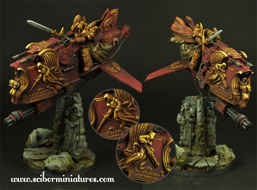 SF Knight on Jet Bike - Scibor Miniatures 09000128SF0106