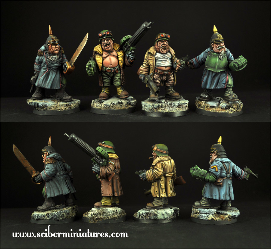 SF Ogres Set - Scibor Miniatures 09000128SF0125