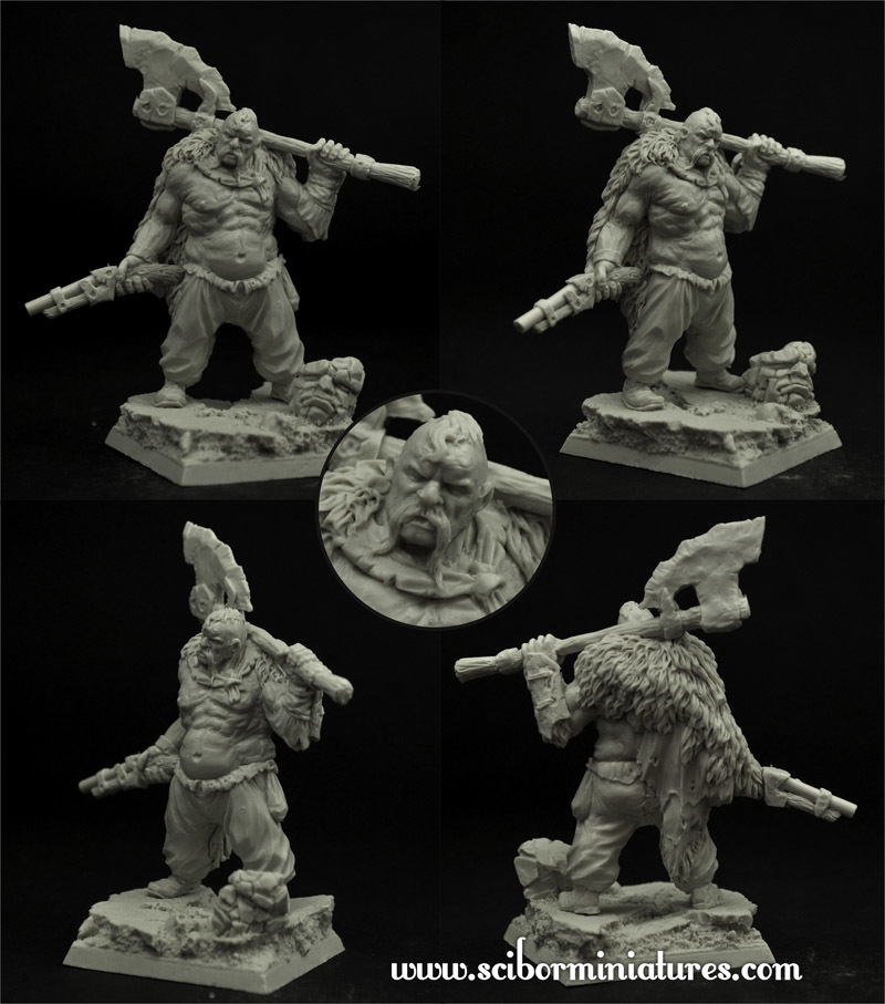 Ogre Cossack Hryhorij - Scibor Miniatures 090001OGSL0009