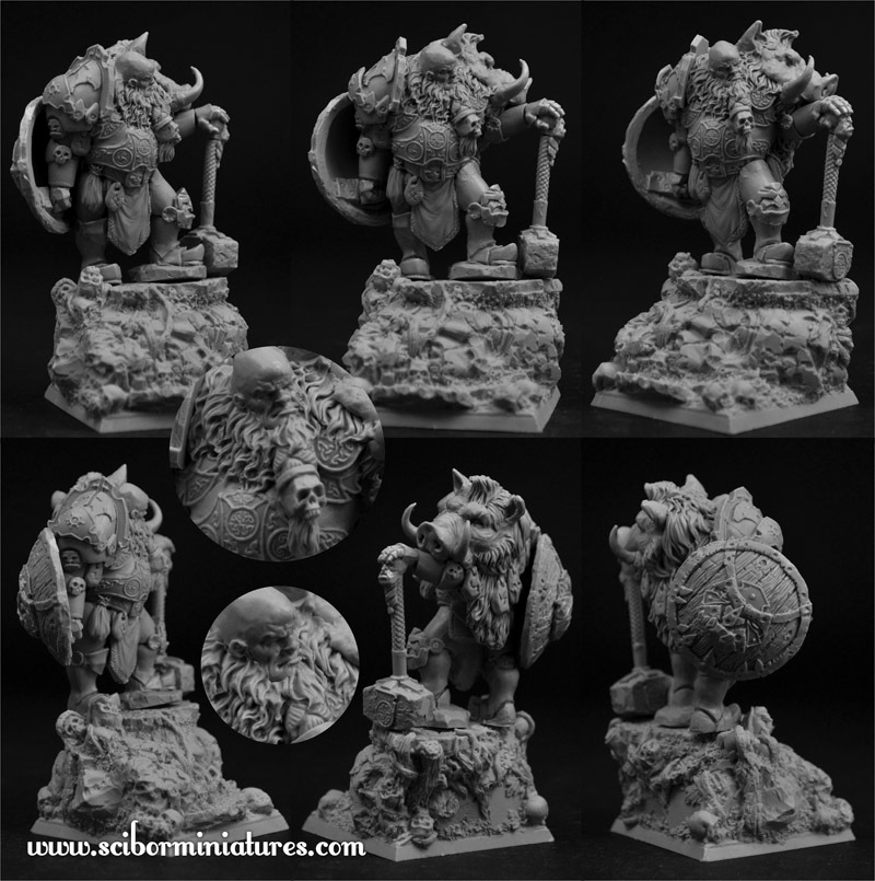 Ogre Chief - Scibor Miniatures 090001OGSE0017