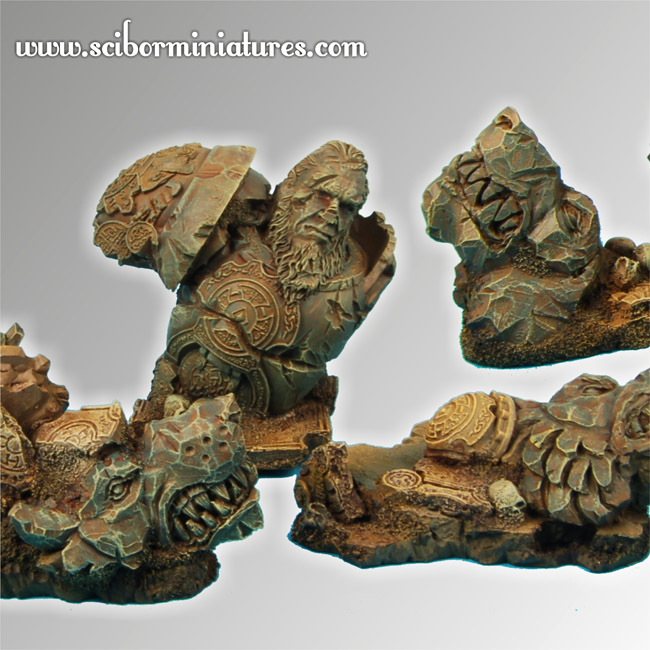 Celtic Ruins Terrain - Scibor Miniatures 090001TECR0004